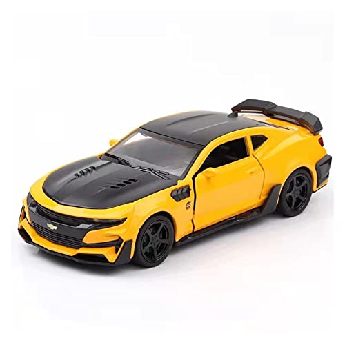 for Chevrolet Camaro 1 32 Alloy Automodell Männliche Babysimulation Ziehen Metallautosammlung Zurück Druckguss Fahrzeuge Modell(Yellow) von TQMEAD