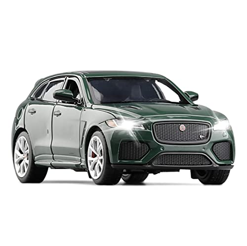 for Den Neuen F-PACE Geländewagen 1 32 Simulation Legierung Zurückziehen Druckguss Modell Spielzeug Geschenk Druckguss Fahrzeuge Modell(Grün) von TQMEAD