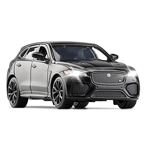 for Den Neuen F-PACE Geländewagen 1 32 Simulation Legierung Zurückziehen Druckguss Modell Spielzeug Geschenk Druckguss Fahrzeuge Modell(Schwarz) von TQMEAD