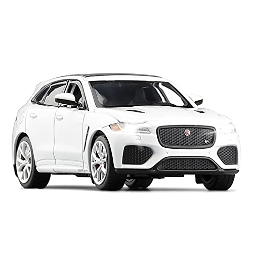 for Den Neuen F-PACE Geländewagen 1 32 Simulation Legierung Zurückziehen Druckguss Modell Spielzeug Geschenk Druckguss Fahrzeuge Modell(White) von TQMEAD