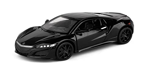 for Honda Acura NSX Auto 1 32 Simulation Legierung Druckguss Zurückziehen Blinkendes Modell Spielzeugauto Druckguss Fahrzeuge Modell(Schwarz) von TQMEAD