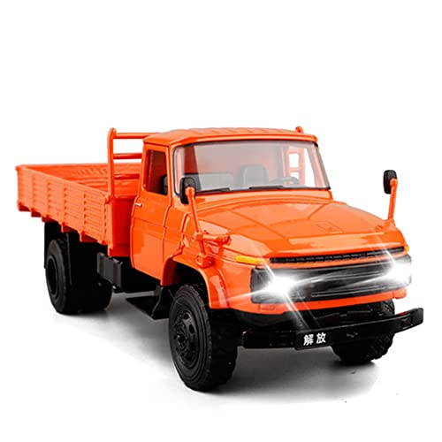 for Jiefang 141 Truck 1 36 Simulation Legierung Druckguss Licht Und Sound Modell Spielzeugauto Druckguss Fahrzeuge Modell(Orange) von TQMEAD
