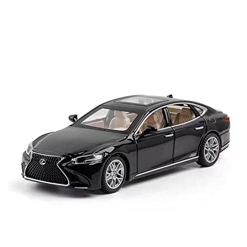 for Lexus LS500h 1 32 Modellautosimulation Sportwagensound und Lichtautomodell Kinderspielzeug Druckguss Fahrzeuge Modell(Schwarz) von TQMEAD