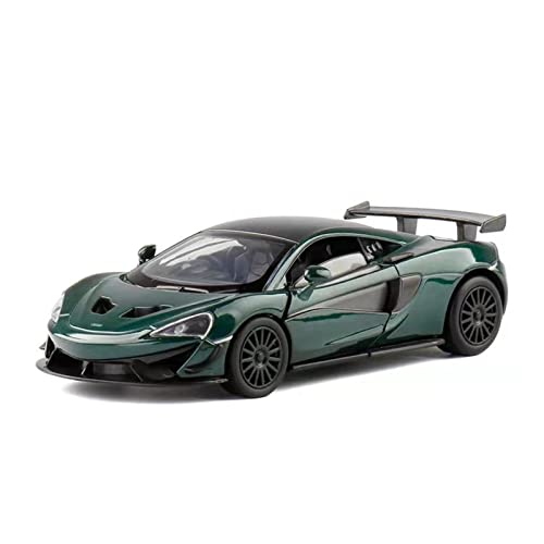 for McLaren 570S GT4 1 32 Supercar Legierung Akustooptische Kraftsteuerung Simulationsmodell Geschenk Druckguss Fahrzeuge Modell(Grün) von TQMEAD