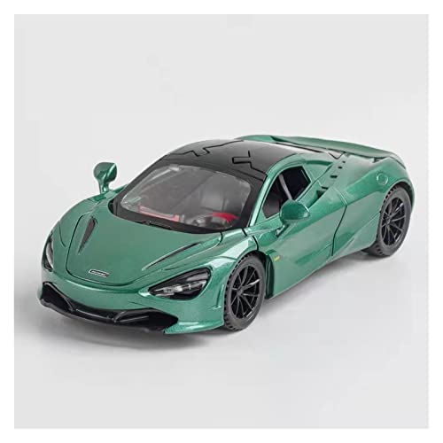 for McLaren 720 S 1 32 Legierung Automodell Simulation Kraftsteuerung Sound Und Licht Spielzeug Geschenksammlung Druckguss Fahrzeuge Modell(Grün) von TQMEAD