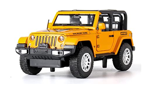 for Offroad Wrangler Auto 1 32 Simulation Legierung Zurückziehen Druckguss Modell Spielzeug Druckguss Fahrzeuge Modell(Yellow) von TQMEAD