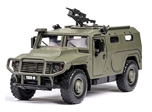 for Russisches Gepanzertes Explosionsgeschütztes Militärfahrzeug 1 32 Simulation Legierung Sound Und Licht Modellauto Druckguss Fahrzeuge Modell(Grün) von TQMEAD