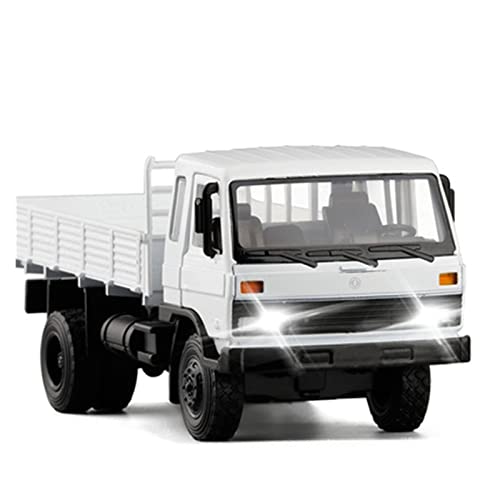 for Simulation Truck 1 32 Alloy Sound Light Modell Kinderspielzeug Druckguss Fahrzeuge Modell(White) von TQMEAD