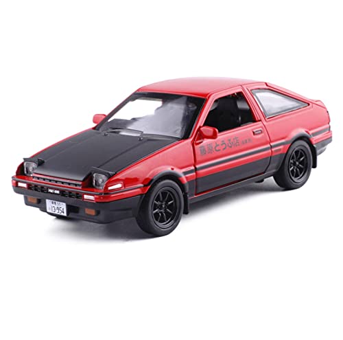 for Toyota INITIAL D AE86 1:28 Simulation Legierung Die-Cast Modell Spielzeugauto Druckguss Fahrzeuge Modell(White) von TQMEAD