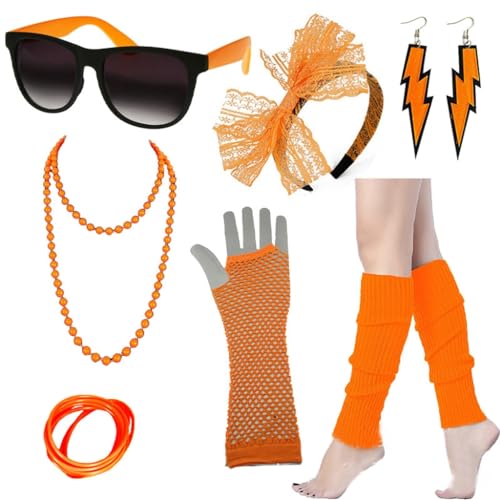 TQUXNGA Bunte Ohrringe, Brecelets, Handgelenkstulpen, Spitze, Stirnband, Perlen, Halsketten-Set für Partys TQUXNGA Bunte Ohrringe, Brecelets, Handgelenkstulpen, Spitze, Stirnband, Perlen, Halsketten-Set für Partys von TQUXNGA