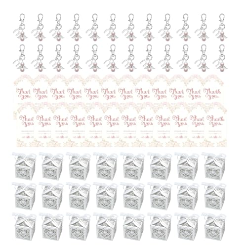 TQUXNGA Elegante Angelic Schlüsselanhänger und Süßigkeiten Aufbewahrungsbox Bündel mit Dankeskarten 24 Stück für besondere jeden Anlass täglichen Gebrauch TQUXNGA Elegante Angelic Schlüsselanhänger und Süßigkeiten Aufbewahrungsbox Bündel mit Dankeskarten 24 Stück für besondere jeden Anlass täglichen Gebrauch von TQUXNGA