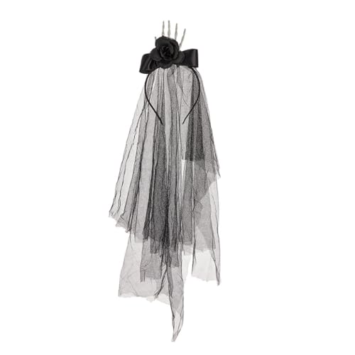 TQUXNGA Halloween-Haarreif mit Totenkopf-Blumen-Motiv, lustige und besondere Stirnbänder mit Totenkopf-Blumendetail, einzigartige Haarverzierung für Partys TQUXNGA Halloween-Haarreif mit Totenkopf-Blumen-Motiv, lustige und besondere Stirnbänder mit Totenkopf-Blumendetail, einzigartige Haarverzierung für Partys von TQUXNGA