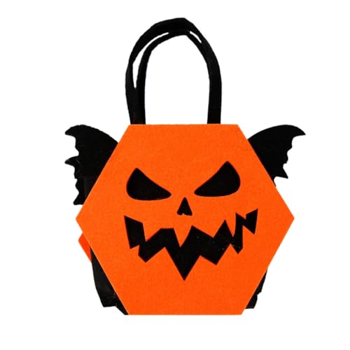 TQUXNGA Halloween-Süßigkeitentüte, Kekstüten, lustige und funktionale Partygeschenktüten für Leckereien, Aufbewahrungshalter TQUXNGA Halloween-Süßigkeitentüte, Kekstüten, lustige und funktionale Partygeschenktüten für Leckereien, Aufbewahrungshalter von TQUXNGA