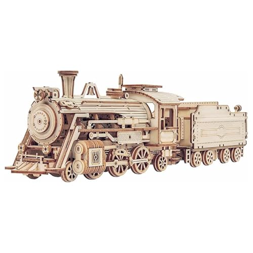 3D Dampflokomotive Puzzle,Holz DIY Spielzeug,Mechanisches Bauen Modellbausätze,Vintage Bastelset für Handwerks,Heimdekoration Zubehör 3D Dampflokomotive Puzzle,Holz DIY Spielzeug,Mechanisches Bauen Modellbausätze,Vintage Bastelset für Handwerks,Heimdekoration Zubehör von TRACYE