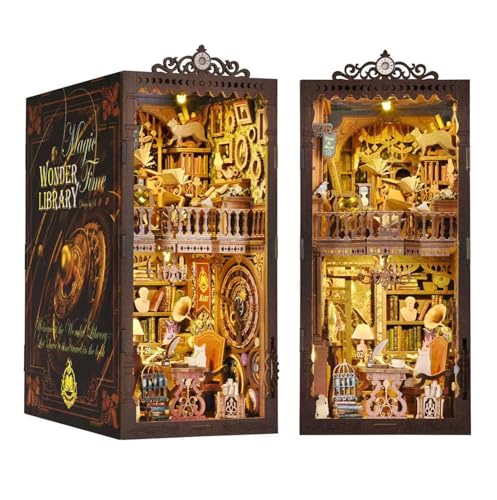 3D-Puzzle-Bibliothek, Holz, Modellbausätze, Kreativität, Geschenke für Geburtstag, Valentinstag, Vatertag und Weihnachten 3D-Puzzle-Bibliothek, Holz, Modellbausätze, Kreativität, Geschenke für Geburtstag, Valentinstag, Vatertag und Weihnachten von TRACYE