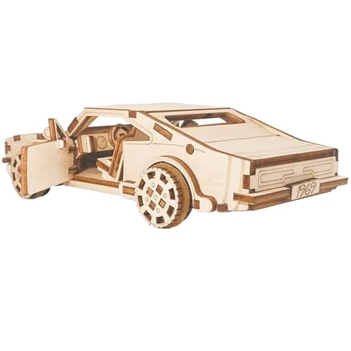 Auto Holz 3D Puzzles,Vintage Holzbausatz, Selbstmontage Brainteaser Desktop Spielzeug,für Bestes Geburtstagsgeschenk von TRACYE