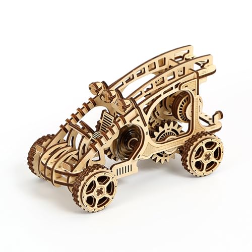 Autoscooter 3D Holz Puzzles,Jahrgang Holzbausatz,Selbstmontage Brainteaser Desktop Spielzeug,für Bestes Geburtstagsgeschenk von TRACYE