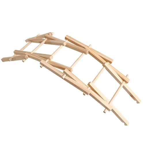 Brücke 3D Holzpuzzle,Heimwerken Spielzeug Wissenschaftliches Experimentierset,für Interaktive Lernhilfe,Kreativität und Fantasie Anregen von TRACYE