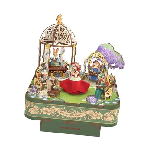 Musikbox, 3D-Puzzle, Holz, Modellbau, Kreativität, Geschenke für Geburtstag, Weihnachten (Waltz Among the Flowers) von TRACYE