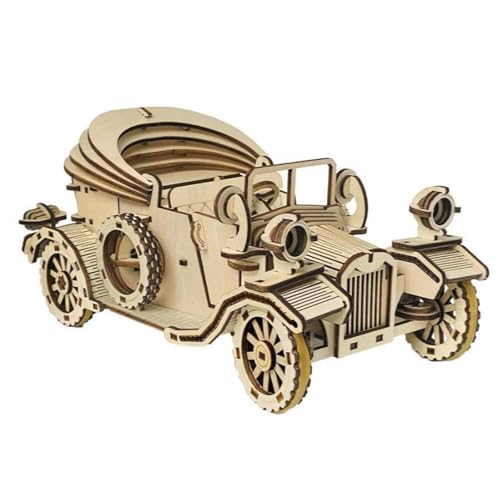 Retro Cabrio Auto Holz 3D Puzzles,Vintage Holzbausatz, Selbstmontage Brainteaser Desktop Spielzeug,für Bestes Geburtstagsgeschenk Retro Cabrio Auto Holz 3D Puzzles,Vintage Holzbausatz, Selbstmontage Brainteaser Desktop Spielzeug,für Bestes Geburtstagsgeschenk von TRACYE