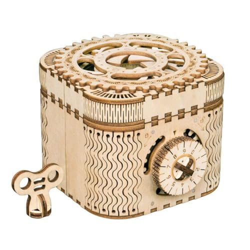 Schatzkiste 3D Holzpuzzle Boxen,Sequenzielle Labyrinth Rätsel Spielzeug,Spannung Aufregung Iq Spiel,Raffinierte Stilvolles Wohnaccessoire Schatzkiste 3D Holzpuzzle Boxen,Sequenzielle Labyrinth Rätsel Spielzeug,Spannung Aufregung Iq Spiel,Raffinierte Stilvolles Wohnaccessoire von TRACYE