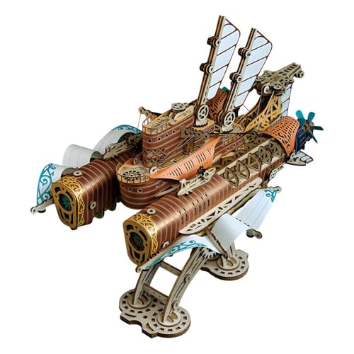 TRACYE 3D Punk Holzpuzzle Spielzeugmodell, „Zwanzigtausend Meilen unter dem Meer“,Meisterwerk der Fantasy Raumschiff Kunst, Geschenke for Jungen und Mädchen TRACYE 3D Punk Holzpuzzle Spielzeugmodell, „Zwanzigtausend Meilen unter dem Meer“,Meisterwerk der Fantasy Raumschiff Kunst, Geschenke for Jungen und Mädchen von TRACYE