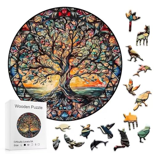 TRACYE Baum des Lebens 3D Holz Puzzle,Spielzeug Handwerk Holzmodellbau,Hirnteaser Kreativen Bastelspaß, Geburtstag Weihnachten für Erwachsene Bausatz TRACYE Baum des Lebens 3D Holz Puzzle,Spielzeug Handwerk Holzmodellbau,Hirnteaser Kreativen Bastelspaß, Geburtstag Weihnachten für Erwachsene Bausatz von TRACYE