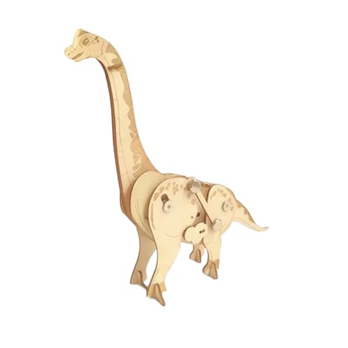 TRACYE Brachiosaurus 3D Holzpuzzle,Heimwerken Spielzeug Wissenschaftliches Experimentierset,für Interaktive Lernhilfe,Kreativität und Fantasie Anregen von TRACYE