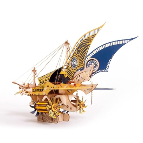 TRACYE Fantasy Raumschiff 3D Holzpuzzle,Bastel Modellbausatz für Erwachsene zum Zusammenbauen,Geschenk für Schiffsmodell Heimdeko Enthusiasten TRACYE Fantasy Raumschiff 3D Holzpuzzle,Bastel Modellbausatz für Erwachsene zum Zusammenbauen,Geschenk für Schiffsmodell Heimdeko Enthusiasten von TRACYE