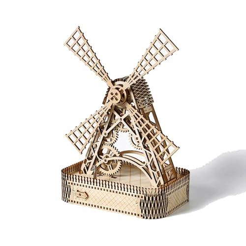 TRACYE Große Windmühle 3D Holz Puzzle,Handwerk Holzmodellbau Spielzeug,Hirnteaser Kreativen Bastelspaß,Geburtstag Weihnachten für Erwachsene Bausatz TRACYE Große Windmühle 3D Holz Puzzle,Handwerk Holzmodellbau Spielzeug,Hirnteaser Kreativen Bastelspaß,Geburtstag Weihnachten für Erwachsene Bausatz von TRACYE
