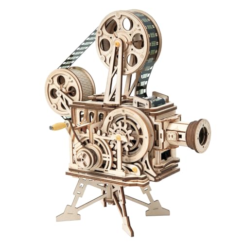 TRACYE Handkurbel Klassischer Filmprojektor 3D Holzpuzzle,Mechanische Modellbausätze,Technischer Modellbausatz,für Erwachsene und Jugendliche Geschenkidee TRACYE Handkurbel Klassischer Filmprojektor 3D Holzpuzzle,Mechanische Modellbausätze,Technischer Modellbausatz,für Erwachsene und Jugendliche Geschenkidee von TRACYE