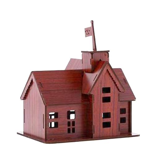TRACYE Haus 3D Holz Puzzle,Spielzeug Handwerk Holzmodellbau,Hirnteaser Kreativen Bastelspaß, Geburtstag Weihnachten für Erwachsene Bausatz von TRACYE