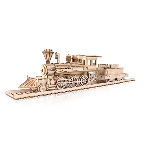TRACYE Holz 3D Puzzles,Holz BAU Kit DIY Dampflokomotive Modellbausätze,Selbstmontage Brainteaser Spielzeug,für Bestes Geburtstagsgeschenk TRACYE Holz 3D Puzzles,Holz BAU Kit DIY Dampflokomotive Modellbausätze,Selbstmontage Brainteaser Spielzeug,für Bestes Geburtstagsgeschenk von TRACYE