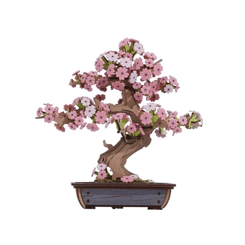 TRACYE Kirschblüten Bonsai 3D Holz Puzzle,Spielzeug Handwerk Holzmodellbau,Hirnteaser Kreativen Bastelspaß, Geburtstag Weihnachten für Erwachsene Bausatz TRACYE Kirschblüten Bonsai 3D Holz Puzzle,Spielzeug Handwerk Holzmodellbau,Hirnteaser Kreativen Bastelspaß, Geburtstag Weihnachten für Erwachsene Bausatz von TRACYE