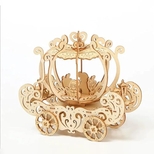 TRACYE Kürbiskutsche 3D Puzzles,DIY Holzhandwerk Modellbau,Retro Design Modellbau Bastelset Auto Bastel Kits,für Bestes Geburtstagsgeschenk TRACYE Kürbiskutsche 3D Puzzles,DIY Holzhandwerk Modellbau,Retro Design Modellbau Bastelset Auto Bastel Kits,für Bestes Geburtstagsgeschenk von TRACYE