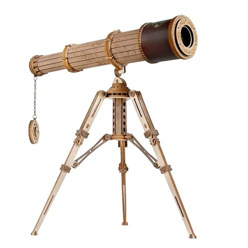 TRACYE Monokulares Teleskop 3D Holzpuzzle,Astronomische Lünette Modellbau Wissenschaft Geschenke,für Erwachsene und Ältere Bastler und Hobbyisten TRACYE Monokulares Teleskop 3D Holzpuzzle,Astronomische Lünette Modellbau Wissenschaft Geschenke,für Erwachsene und Ältere Bastler und Hobbyisten von TRACYE