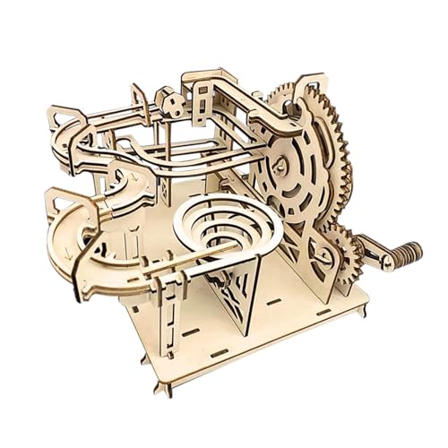 TRACYE Murmelbahn 3D Holz Puzzle,Hand Gekröpft Kugelbahn Bausatz,Mechanisches Achterbahn Bauen Spielzeug,Geschenke für Männer und Frauen TRACYE Murmelbahn 3D Holz Puzzle,Hand Gekröpft Kugelbahn Bausatz,Mechanisches Achterbahn Bauen Spielzeug,Geschenke für Männer und Frauen von TRACYE