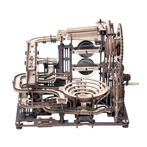 TRACYE Murmelbahn 3D Holz Puzzle,Hand Gekröpft Kugelbahn Bausatz,Mechanisches Achterbahn Bauen Spielzeug,Geschenke für Männer und Frauen TRACYE Murmelbahn 3D Holz Puzzle,Hand Gekröpft Kugelbahn Bausatz,Mechanisches Achterbahn Bauen Spielzeug,Geschenke für Männer und Frauen von TRACYE