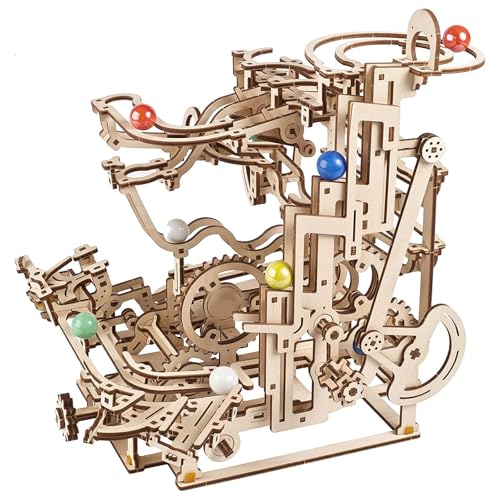 TRACYE Murmelbahn 3D Holz Puzzle,Kugelbahn Bausatz,Mechanisches Achterbahn Bauen Spielzeug,Geschenke für Männer und Frauen TRACYE Murmelbahn 3D Holz Puzzle,Kugelbahn Bausatz,Mechanisches Achterbahn Bauen Spielzeug,Geschenke für Männer und Frauen von TRACYE