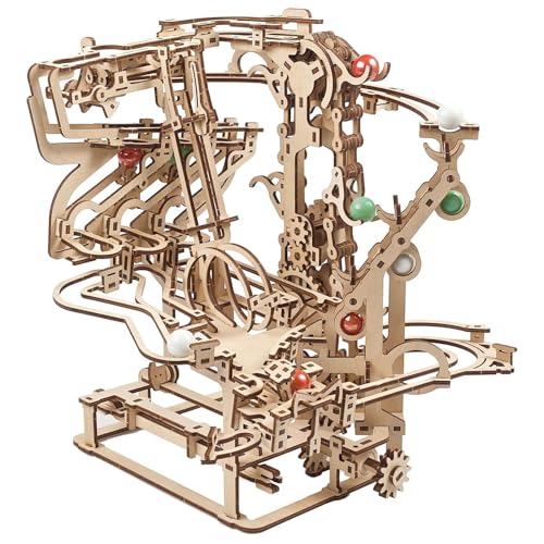 TRACYE Murmelbahn 3D Holz Puzzle,Kugelbahn Bausatz,Mechanisches Achterbahn Bauen Spielzeug,Geschenke für Männer und Frauen TRACYE Murmelbahn 3D Holz Puzzle,Kugelbahn Bausatz,Mechanisches Achterbahn Bauen Spielzeug,Geschenke für Männer und Frauen von TRACYE