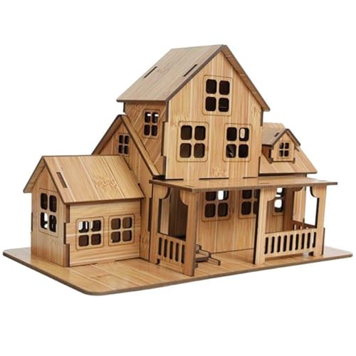 TRACYE Retro Villa 3D Holz Puzzle,Spielzeug Handwerk Holzmodellbau,Hirnteaser Kreativen Bastelspaß, Weihnachten für Geburtstagsgeschenk TRACYE Retro Villa 3D Holz Puzzle,Spielzeug Handwerk Holzmodellbau,Hirnteaser Kreativen Bastelspaß, Weihnachten für Geburtstagsgeschenk von TRACYE