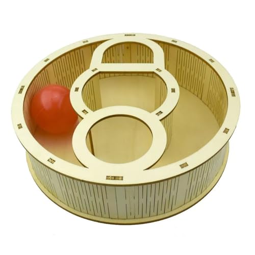 TRACYE Sportbahn 3D Holzpuzzles,Jahrgang Holzbausatz,Selbstmontage Brainteaser Desktop Spielzeug,für Bestes Geburtstagsgeschenk von TRACYE