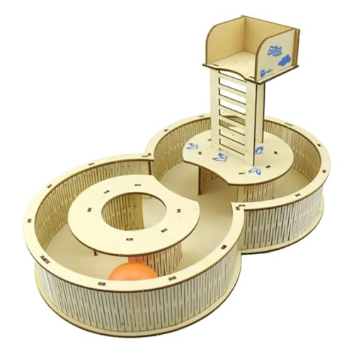TRACYE Sportbahn 3D Holzpuzzles,Jahrgang Holzbausatz,Selbstmontage Brainteaser Desktop Spielzeug,für Bestes Geburtstagsgeschenk von TRACYE