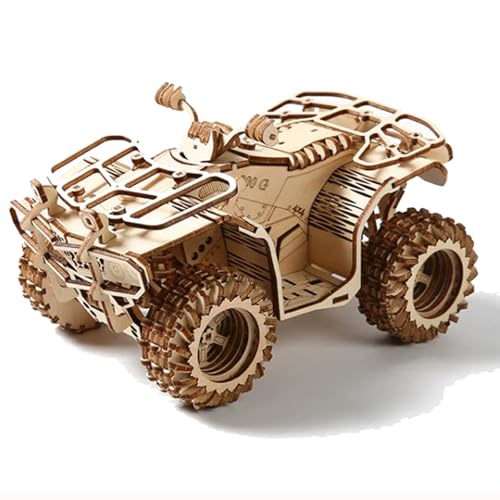 TRACYE Strandauto 3D Holzpuzzle,Holzspielzeug DIY Modellbausat,Brainteaser Kreatives Handwerk, Weihnachten Geburtstagsgeschenk für Erwachsene von TRACYE