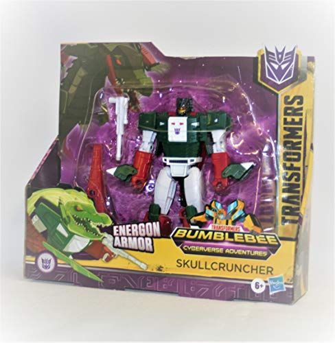 Transformers NO Roboter umblebee Cyberverse Adventures Ultra Class Skullcruncher Actionfigur – Kombiniert mit Energon Armor zum Power-Up, für Kinder ab 6 Jahren, 17,5 cm, Grün, Rot Transformers NO Roboter umblebee Cyberverse Adventures Ultra Class Skullcruncher Actionfigur – Kombiniert mit Energon Armor zum Power-Up, für Kinder ab 6 Jahren, 17,5 cm, Grün, Rot von Transformers