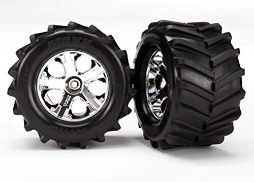 Maxx Tires, 2.8 All-Star Chrome Wheels :ST4x4 von TRAXXAS