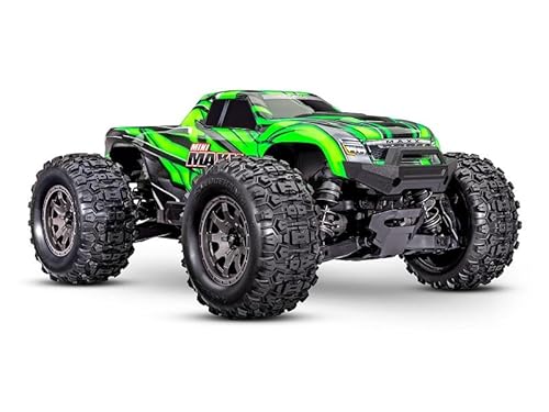 TRAXXAS Mini Maxx 4WD Brushless BL-2S RTR 1:12 Monster Truck grün mit Akku + 2A USB/C-Lader von TRAXXAS