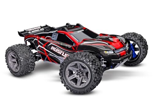 TRAXXAS Rustler 4x4 rot RTR BL-2S Brushless ohne Akku/Lader 1/10 Stadium Truck von TRAXXAS