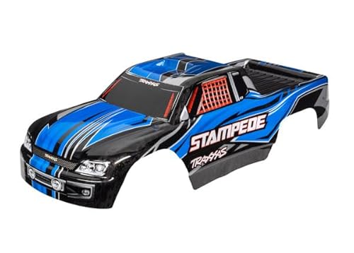 Traxxas 3651X Karosserie, Stampede (auch passend für Stampede VXL), Blau (bemalt, Aufkleber aufgetragen)) von TRAXXAS