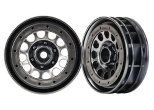 Traxxas 8173 Felgen Method 105 1.9' (Black Chrome, beadlock) (Ringe sepa) von TRAXXAS
